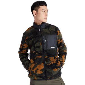 Timberland Men's Camo Sherpa Fleece Jacket (Size S)